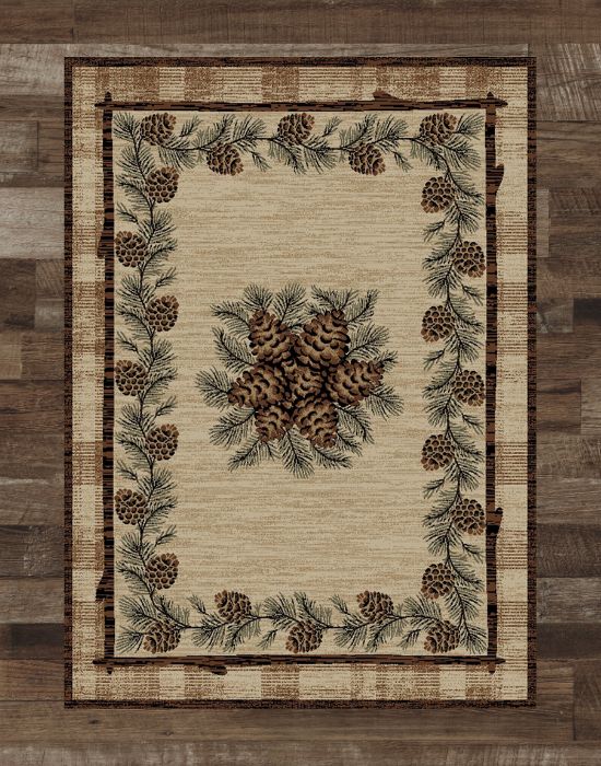 Breckenridge Pine Rug | The Cabin Shack