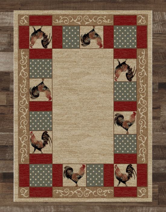 Farmstead Rooster Rug The Cabin Shack   Farmstead Rooster Rug The Cabin Shack 1200x1527 