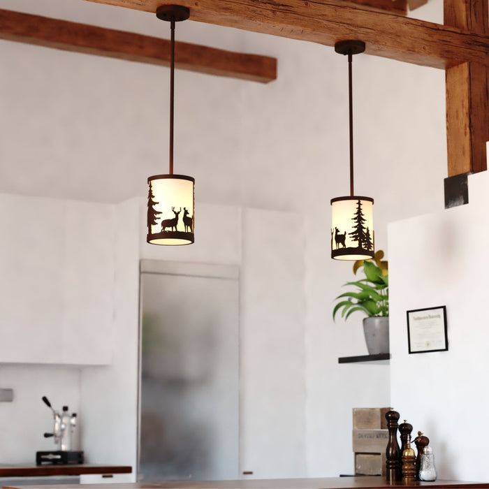 Grand Teton Mini Pendant Light Room View | The Cabin Shack

