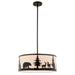 Grand Teton Pendant Light White Background | The Cabin Shack