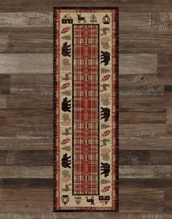 Pine River Runner Rug | The Cabin Shack