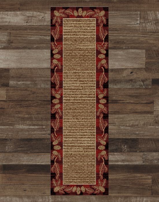 Redwood Pine Runner Rug | The Cabin Shack