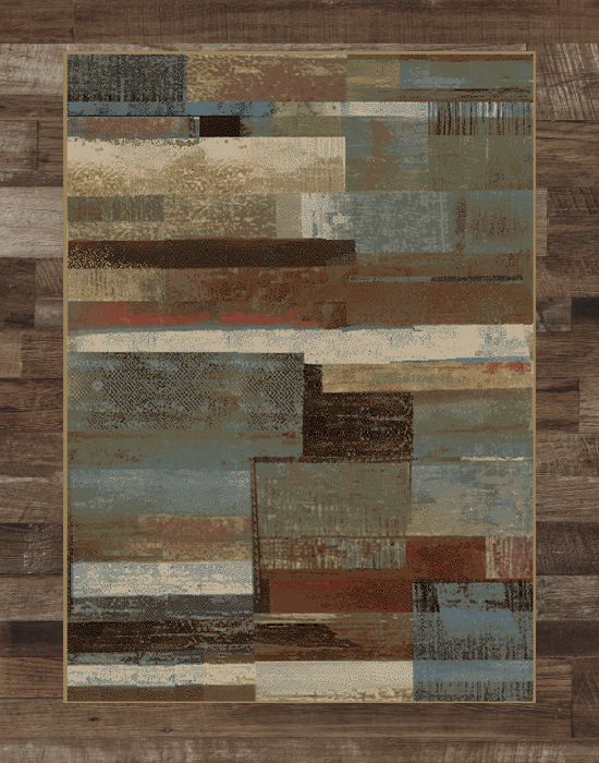 Scenic Square Rug | The Cabin Shack